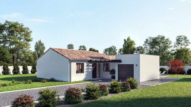 Maisons Omega plan maison N contemporaine Langoiran